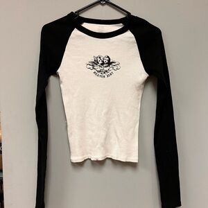 Long sleeve baseball style shirt